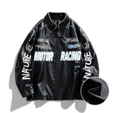 Racing lederjacke