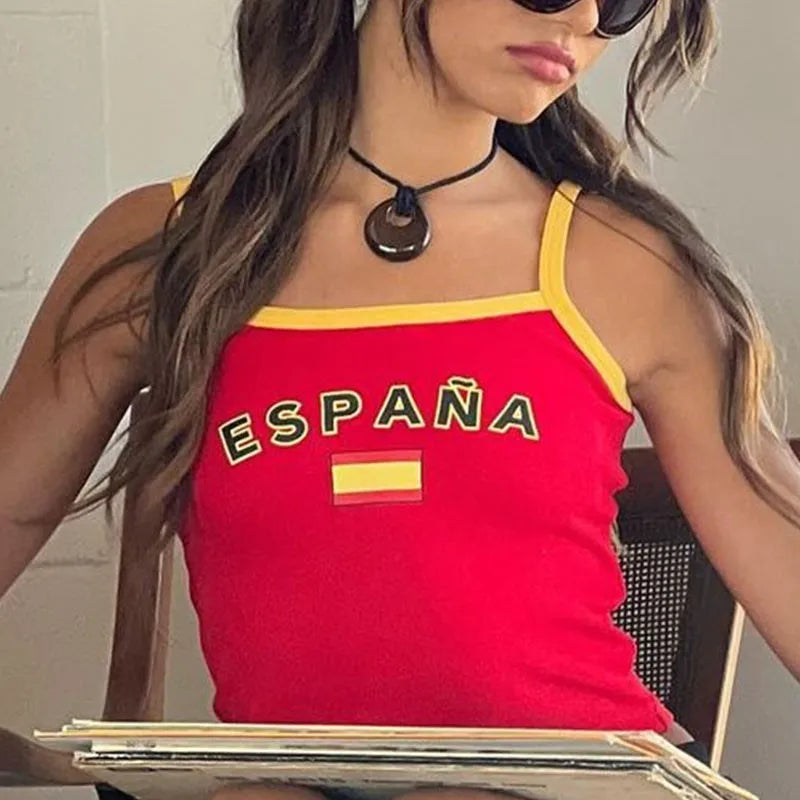 Spain crop top