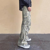 Camouflage baggy jeans