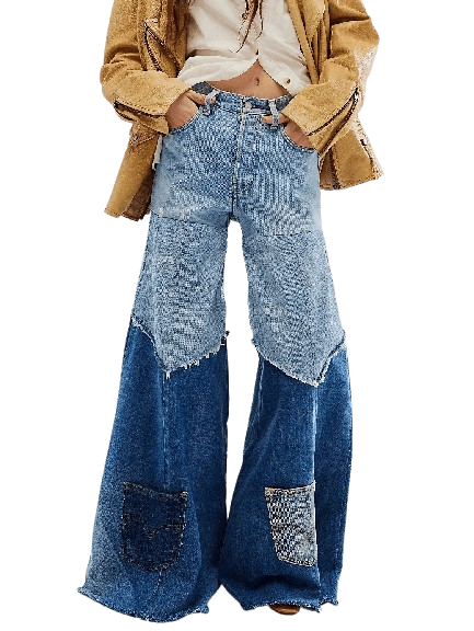 Patchwork jeans