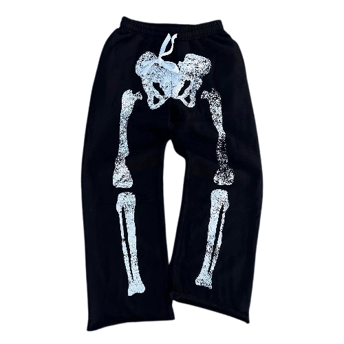 Skeleton pants y2k