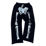 Skeleton pants y2k