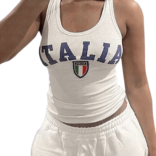 Italia crop top