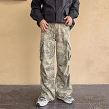 Camouflage baggy jeans