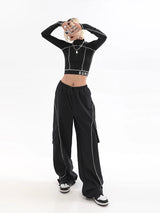 Jersey track pant