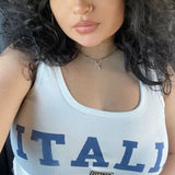 Italia crop top