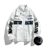 Racing lederjacke