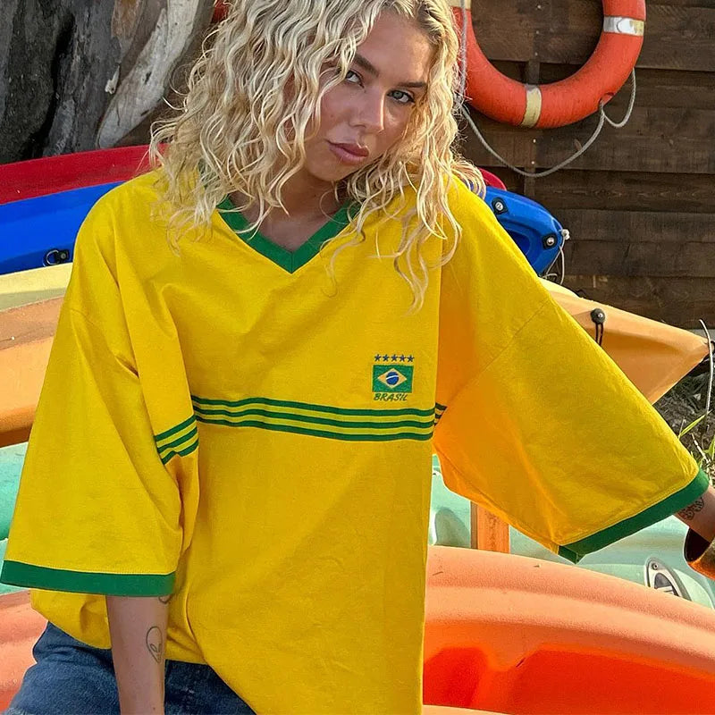 Brasilien t-shirt damen