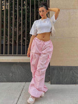 Parachute pants pink