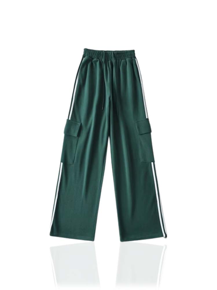 green-track-pants